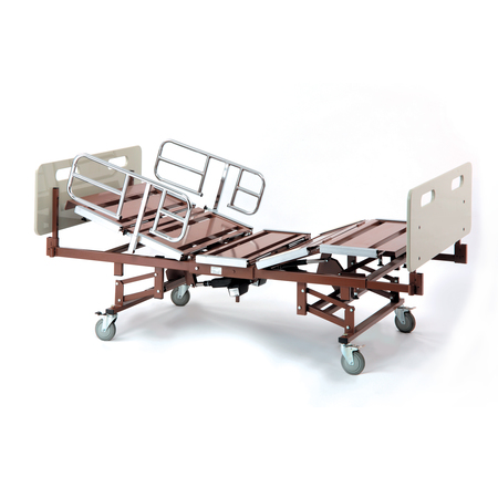 INVACARE Heavy-Duty - Bariatric - Full-Electric Bed w/ Half-Length Bed Rails BAR750